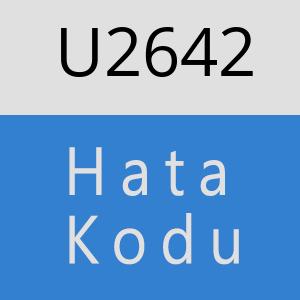 U2642 hatasi