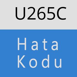 U265C hatasi