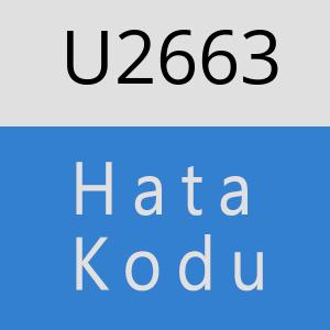 U2663 hatasi