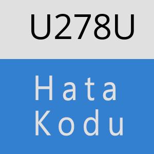 U278U hatasi