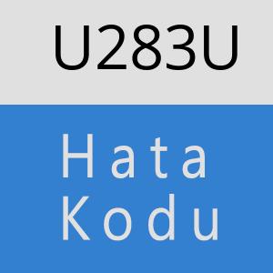 U283U hatasi