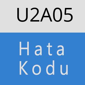 U2A05 hatasi