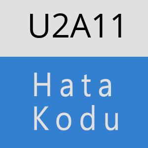 U2A11 hatasi