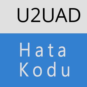 U2UAD hatasi