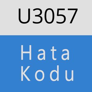 U3057 hatasi