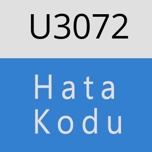 U3072 hatasi