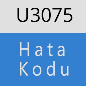 U3075 hatasi