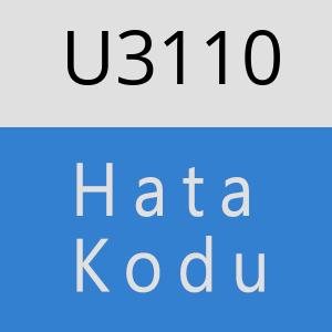 U3110 hatasi