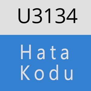 U3134 hatasi