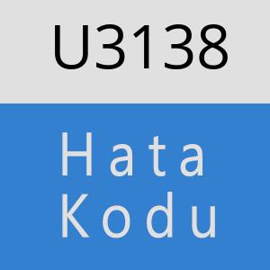 U3138 hatasi