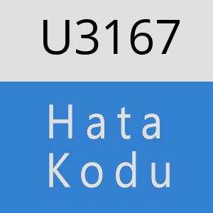 U3167 hatasi