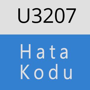 U3207 hatasi