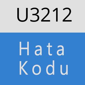 U3212 hatasi