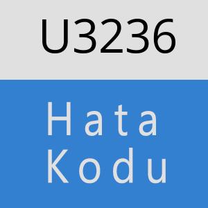 U3236 hatasi