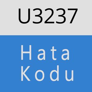 U3237 hatasi