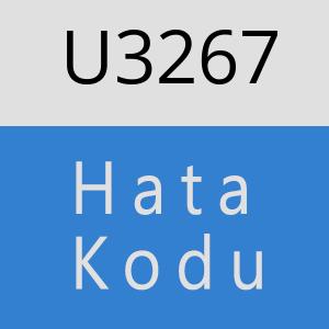 U3267 hatasi