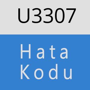 U3307 hatasi