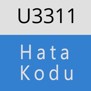 U3311 hatasi