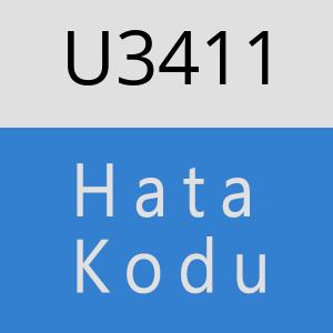 U3411 hatasi