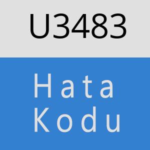 U3483 hatasi