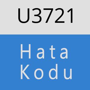 U3721 hatasi