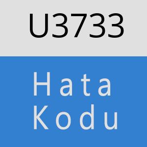 U3733 hatasi