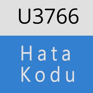 U3766 hatasi