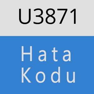 U3871 hatasi