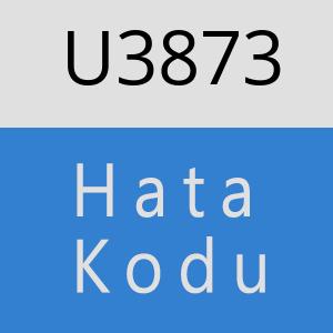 U3873 hatasi