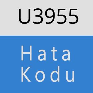 U3955 hatasi